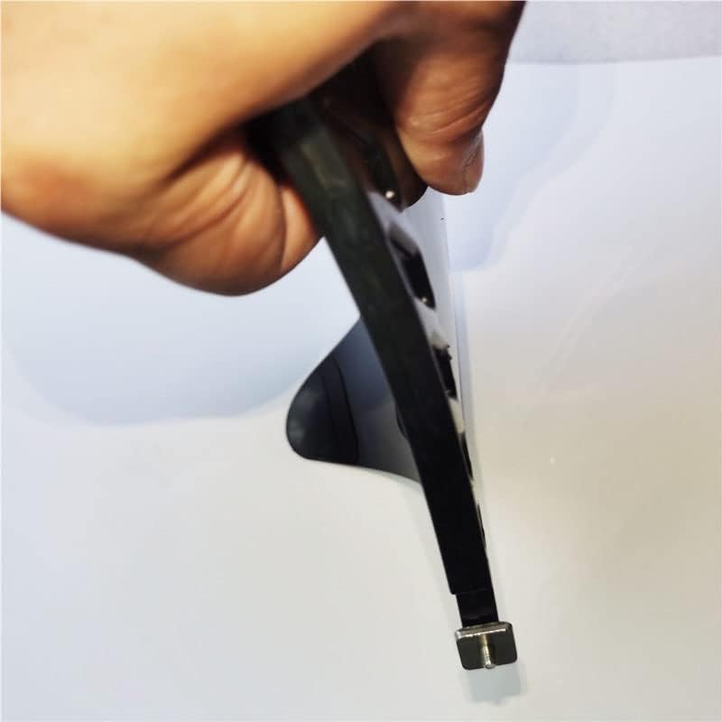 bohally 4.6" Soft Surf Fin Orange&Black for Surf Boards, SUP Paddleboards or Water SUP with No Tool fin Screw - Image 4